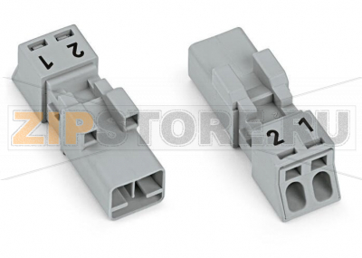 Штекер; 2-пол.; 1,50 mm; серые Wago 890-252/060-000 Protected against mismating and maintenance-freePush-in CAGE CLAMP® spring pressure connection technology allows solid conductors to be simply pushed into a unit.Low profile with 4.4 mm pole spacingComponents can be clearly printed on and color-coded to meet custom requirements.When assembled, the installation connectors comply with IP40 and are suitable for easily accessible areas....