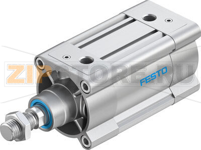Пневмоцилиндр стандартный Festo DSBC-80-50-PPVA-N3 
