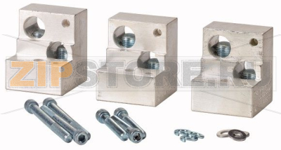 Блок зажимов, 2x2/0-300 MCM, 2x70-150 мм?, для: S801+, S811+, типоразмеры T и U Eaton EML26 