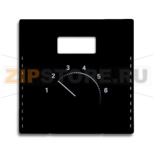 Накладка для терморегулятора, чёрный бархат ABB 2CKA001710A3906 