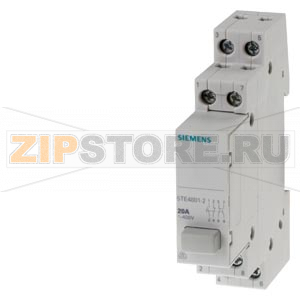 Кнопка 2 НО + 2 НЗ без функции залипания, серый Siemens 5TE4801-2 