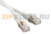 Hyperline PC-LPM-STP-RJ45-RJ45-C5e-3M-LSZH-WH Патч-корд F/UTP, экранированный, Cat.5е, LSZH, 3 м, белый