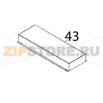 Protection panel board Angelo Po DS51M Protection panel board Angelo Po DS51MЗапчасть на деталировке под номером: 43