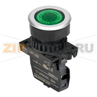 Лампа сигнальная, Ø отверстия: 30 мм Autonics L3RF-L3GL 