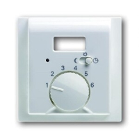 Накладка для терморегулятора, альпийский белый ABB 2CKA001710A3733