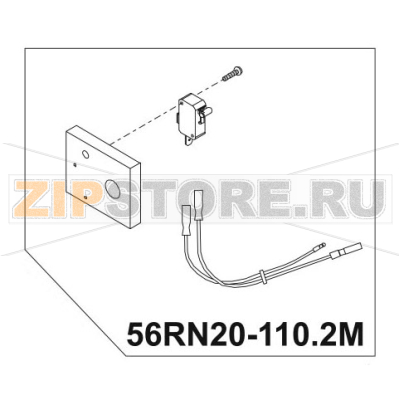 Microswitch remv. safety guard Bear Varimixer AR80 VL-1S Microswitch remv. safety guard Bear Varimixer AR80 VL-1SЗапчасть на деталировке под номером: 56RN20-110.1M