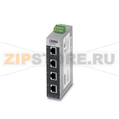 Коммутатор Ethernet Phoenix Contact FL SWITCH SFN 4TX/FX 4 порта TP-RJ45, 1 порт для оптоволоконного кабеля, 100 Мбит/с дуплексный режим, разъем SC-D, автоопределение скорости передачи данных - 10 или 100 Мбит/с (RJ45), функция Autocrossing.Минимальный заказ: 1 шт.Упаковка: 1 шт.