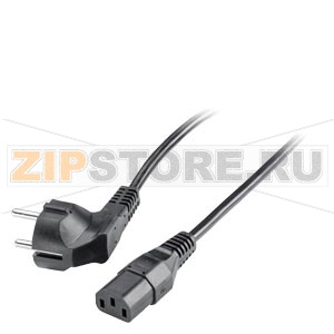 SIMATIC S7, КАБЕЛЬ ДЛЯ ПОДКЛЮЧЕНИЯ SIMATIC POWER PG/ SIMATIC RACK PC К СЕТИ ПЕРЕМЕННОГО ТОКА, ДЛИНА 3M, ДЛЯ ГЕРМАНИИ, ФРАНЦИИ, ИСПАНИИ, НИДЕРЛАНДОВ, БЕЛЬГИИ, ШВЕЦИИ, АВСТРИИ И ФИНЛЯНДИИ Siemens 6ES7900-0AA00-0XA0 
