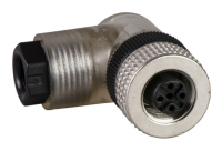 Разъем угловой М12, 2 индикатора Schneider Electric XZCC12FCP42B