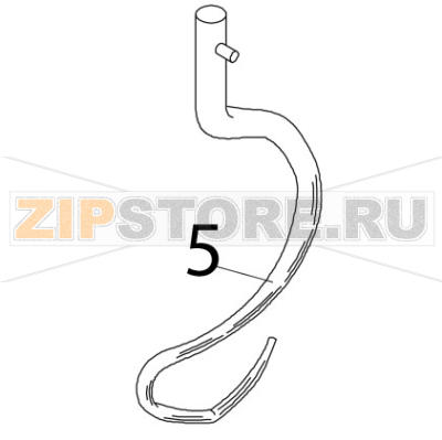 Hook, stainless steel Bear Varimixer AR80 VL-1S Hook, stainless steel Bear Varimixer AR80 VL-1SЗапчасть на деталировке под номером: 5