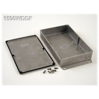 Корпус алюминиевый 187.5x119.5x37 мм, серый, 1 шт Hammond 1590WDDF