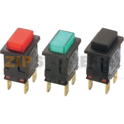 Переключатель клавишный 230 В/AC, 16 А, 2 x выкл/вкл, 1 шт Arcolectric H8353ABNAA 