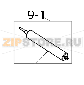 Platen roller for peel-off kit TSC TTP-346MU Platen roller for peel-off kit TSC TTP-346MUЗапчасть на деталировке под номером: 9-1