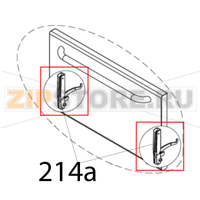 Joint oven door EM Vortmax SSOC E74 Joint oven door EM Vortmax SSOC E74Запчасть на деталировке под номером: 214a