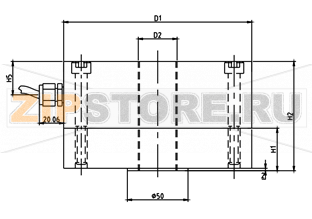 Тензодатчик с узлом встройки Keli LFSC 1t 