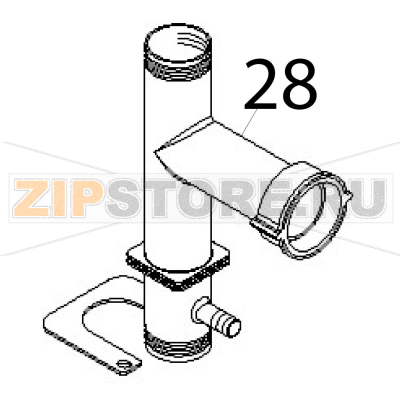 Waste pipe Angelo Po FC1011G Waste pipe Angelo Po FC1011GЗапчасть на деталировке под номером: 28