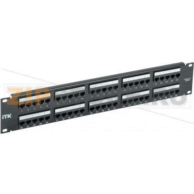 2U телефонная патч-панель кат. 3 50 портов 110 IDC 