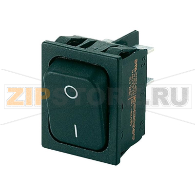 Переключатель клавишный 250 В/AC, 10 А, 2 x выкл/вкл, 1 шт Marquardt 1832.1102 