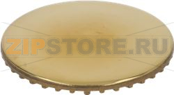 BURNER CAP PRINTED BRASS POLISHED 