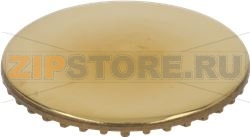 BURNER CAP PRINTED BRASS POLISHED 