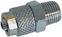 RACCORDO DIRITTO 3/8M ø 8/6 NICHELATO 