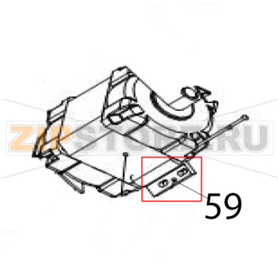 Rubber Hurakan HKN-HM195M Rubber Hurakan HKN-HM195MЗапчасть на деталировке под номером: 59