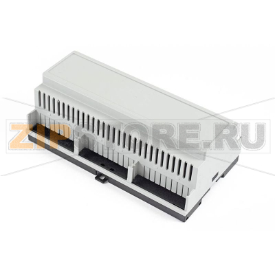 Корпус на DIN-рейку 90x158x58 мм, материал: поликарбонат, светло-серый, 1 шт Hammond 1597DIN9GY 