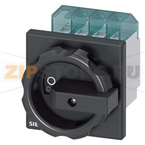 ГЛАВНЫЙ/АВАРИЙНЫЙ ВЫКЛЮЧАТЕЛЬ 4-ПОЛЮСНЫЙ IU=16, P/AC-23A ПРИ 400V=7,5KW ПЕРЕДНЕГО КРЕПЛЕНИЯ КРЕПЛЕНИЕ ПО 4 ОТВЕРСТИЯМ ЧЕРНАЯ ПОВОРОТНАЯ РУКОЯТКА Siemens 3LD2003-1TL51 