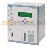 многосистемная дистанц. защита измерительный вход: Iф=5 А, Iз=5 А (мин.=0,25 А) корпус д. утопл.монт.1/1 x 19", 24 ДВх, 24 ДВых, 3 быстр. реле, 5 быстродейств. реле Siemens 7SA5225-.P...-....