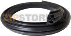 DOOR GASKET RUBBER BLACK 