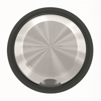 Накладка для кабельного вывода и выключателя со шнурком, чёрное стекло ABB 2CLA860700A1501