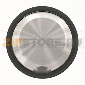 Накладка для кабельного вывода и выключателя со шнурком, чёрное стекло ABB 2CLA860700A1501 