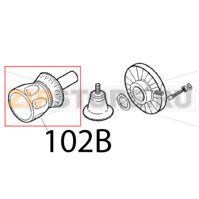 Manopola numerata blu Sirman Agata 250 Manopola numerata blu Sirman Agata 250Запчасть на деталировке под номером: 102B