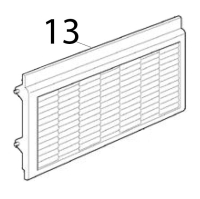 Assieme cornice sportello Scotsman B 40