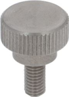 KNURLING SCREW M 5 ST. STEEL