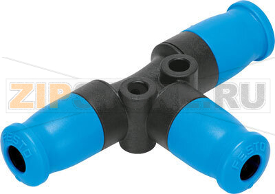Фитинг Т-образный Festo NPKA-T-Q6-E-P10 