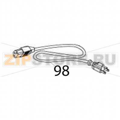 Power cord Sato CG208DT Power cord Sato CG208DTЗапчасть на деталировке под номером: 98Название запчасти на английском языке: Power cord Sato CG208DT.