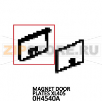 Magnet door plates Unox XL 415