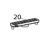 Media holder base-2, MOQ 5 pcs TSC TDP-225