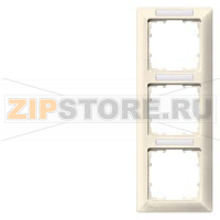 DELTA LINE ЭЛЕКТРИЧЕСКИЙ БЕЛЫЙ РАМКА 3-МЕСТНАЯ 222X80MM ВЕРТИКАЛЬНАЯ С ПОЛЕМ ДЛЯ НАДПИСИ Siemens 5TG2583-2