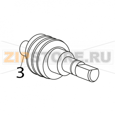 Micrometric shaft complete Macap M2M Micrometric shaft complete Macap M2MЗапчасть на деталировке под номером: 3