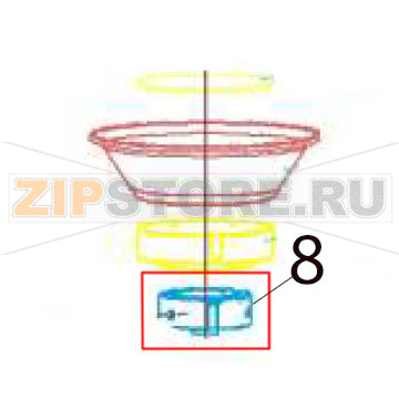 Driving wheel Hurakan HKN-CFV60 Driving wheel Hurakan HKN-CFV60Запчасть на деталировке под номером: 8