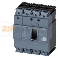 РАЗЪЕДИНИТЕЛЬ НАГРУЗКИ 3VA1 IEC ТИПОРАЗМЕР 160 4-ПОЛЮС. SD100, IN=100A БЕЗ ЗАЩИТЫ ОТ ПЕРЕГРУЗКИ БЕЗ ЗАЩИТЫ ОТ ТОКА КЗ ПРИСОЕДИНЕНИЕ КАБЕЛЕМ Siemens 3VA1110-1AA46-0AA0