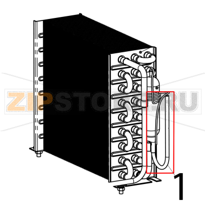 Трубка вакуумирования Polair DM110Sd-S Трубка вакуумирования Polair DM110Sd-SЗапчасть на деталировке под номером: 1
