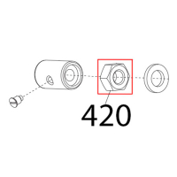 Dado es. DIN934, M6 Sirman Mirra 250 C