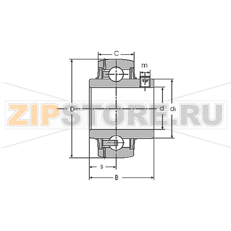 Подшипник натяжной UBC UC 205 