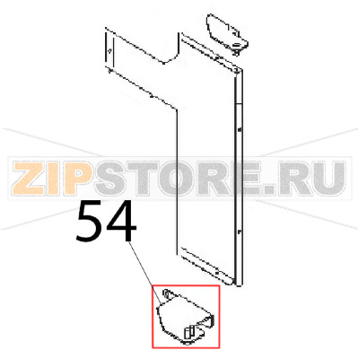 Cerniera inf. DX comp. Angelo Po 2G1PE2E Cerniera inf. DX comp. Angelo Po 2G1PE2EЗапчасть на деталировке под номером: 54