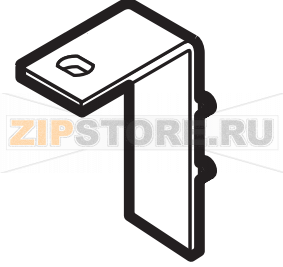 Upper door hinge Lainox NAEB101R  Upper door hinge Lainox NAEB101RЗапчасть на сборочном чертеже под номером: 6Название запчасти на английском&nbsp;языке: Upper door hinge Lainox NAEB101R