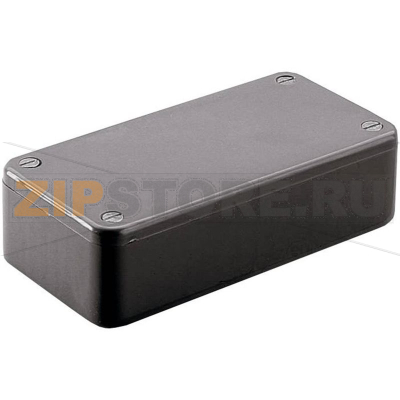Корпус 150x80x50 мм, материал: пластик, черный, 1 шт Hammond 1591DBK 