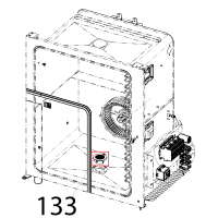 Oven chamber drain filter Tecnoinox EFB06DSL